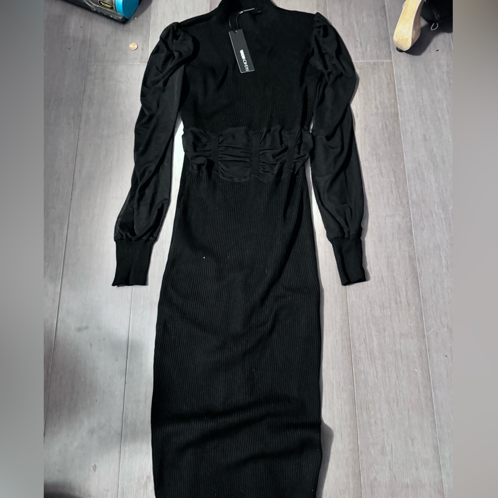 Ruching to you sweater dress